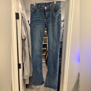 Daytrip Virgo Women's Straight Leg Blue Jeans XXL length